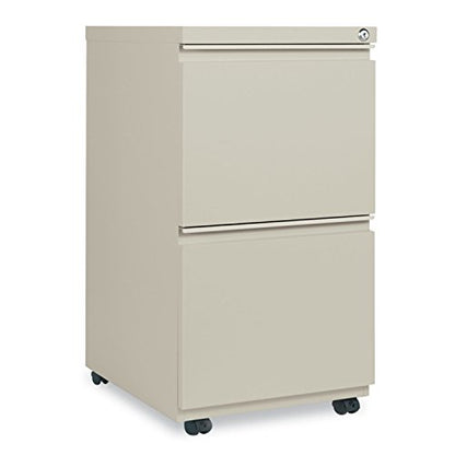 ALEPBFFPY - Two-Drawer Metal Pedestal File with Full-Length Pull