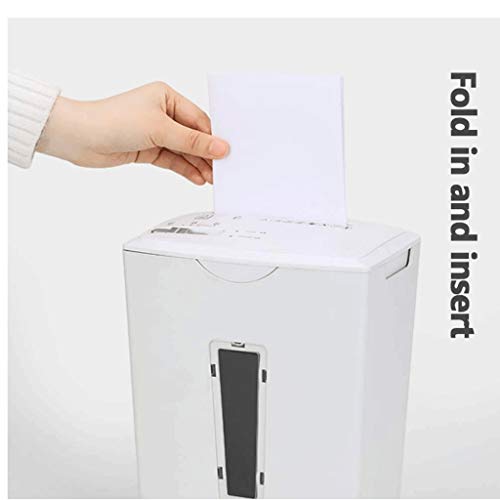 Small Portable Silent High Power Electric Home, CD and Credit Card Office Shredder Cross-Cut Paper and with Security Lock
