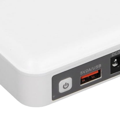Headerbs 6000mAh Ups Battery Backup with Short Circuit Protection Overcharge Guard for Router Modem Security Camera (US Plug)