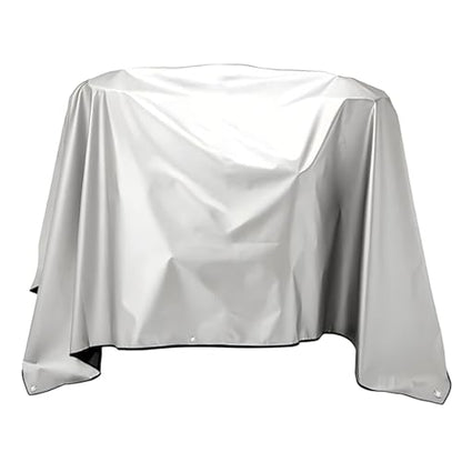 Jumbo Machine Cover, Breathable Rust-Proof, 57.87"x38.58", Silver/Black - size: 57.87inchx38.58inch