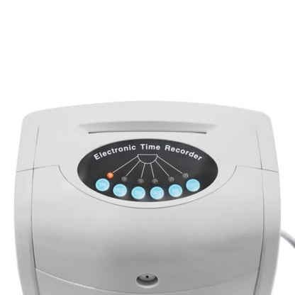 YIYIBYUS Time Clocks for Employees Small Business, Punch Time Clock Machine up to 50 Employees LCD Display Ringing Alert Employee Attendance Time Clock with 50 Cards