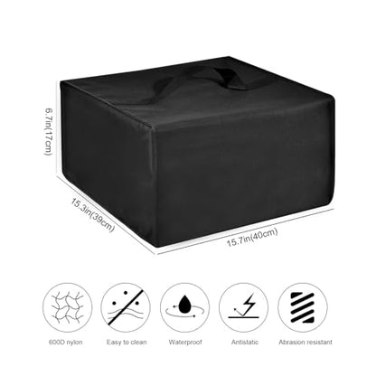 Printer Dust Cover for Canon PIXMA TS4320 /PIXMA TS6520 Inkjet Printer, | Printers Universal Anti-static Protective Nylon Covers Case for Brother Smart 1360 Inkjet Printer (Cover Only) - color: Black