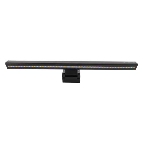 RGB Computer Light Bar, Wireless LED Screen Lamp with Music Sync, 5 Color Temperatures Stepless Dimmable Touch Control Dual Light Source for PC Monitor Desk Lighting