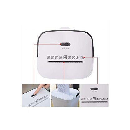 Mini Paper Shredder-Desktop Personal Portable Shredder Office Home Small Electric Crusher, Hand
