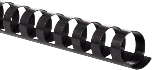 Mead CombBind Binding Spines/Spirals/Coils/Combs, 3/4", 150 Sheet Capacity, Black, (4000136), 125 Count (Pack of 6) - size: 3/4" (Pack of 6)