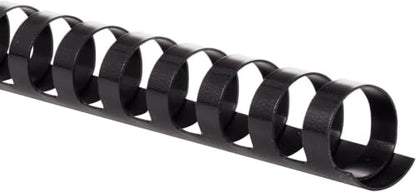 Mead CombBind Binding Spines/Spirals/Coils/Combs, 3/4", 150 Sheet Capacity, Black, (4000136), 125 Count (Pack of 6) - size: 3/4" (Pack of 6)