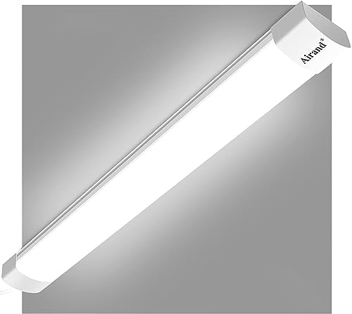 Airand LED Shop Lights for Garage 4FT with Plug, Utility Linkable LED Tube Light 5000K Under Cabinet Lighting,3600 LM LED Ceiling and Closet Light 36W, Corded Electric with ON/Off Switch - size: 4FT-1PCS