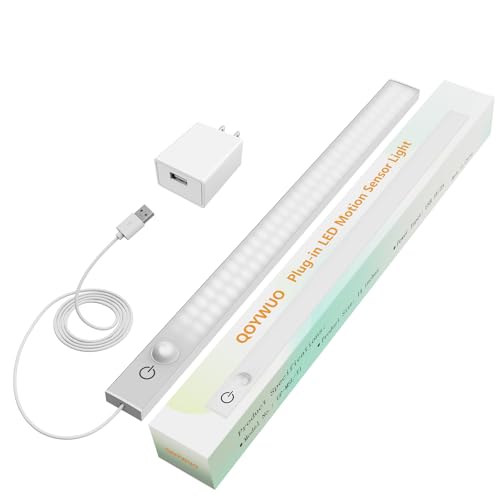 USB Plug-in Motion Sensor Light, Night/Day/ON Modes, Bright&Dimmable - color: 6000K Cool White, size: 1-Bar