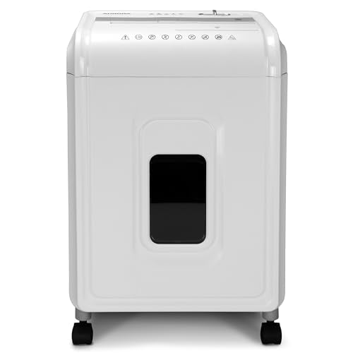 Aurora Anti-Jam 12-Sheet Cross-Cut Paper/CD and Credit Card Shredder with 4 Gallon Pullout Basket/Security Level P-4 - style: 12-Sheet Cross-Cut