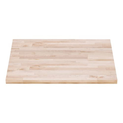 DuraSteel 30x36 Butcher Block Countertop - Maple Solid Wood Workbench for Kitchen, Restaurant, Cabinet, Desk Top, Wood Board, Large Counter Cutting Island Long, Bakery Worktable Dough - Table Top Only - size: 30 x 36 x 1.5 Inches