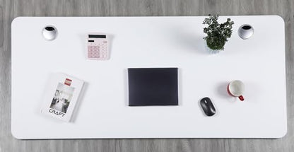 ApexDesk Quattro Series 60" Electric Adjustable Standing Computer Desk for Home and Office Width and Height Adjustable, Rectangular White - color: White Rectangular, size: 60" Rectangular