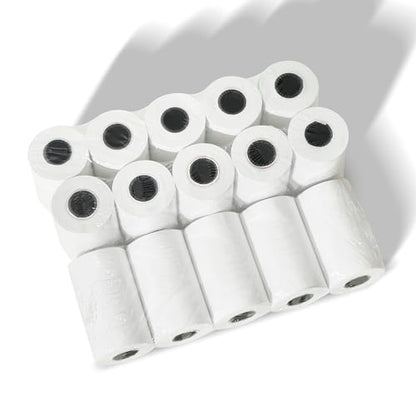 2-1/4" x 50' Thermal, 20 Rolls, Compatible with Verifone Vx520, Ingenico ICT220 ICT250, First Data FD400, Veeder Root TLS350, and More - size: 2-1/4 x 50 Thermal