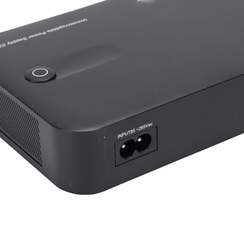 FTVOGUE Uninterruptible Power Supply Fireproof ABS Mini UPS Battery Backup 36W 5V 9V 12V DC USB LAN POE Output for Router Modem Camera Home Office (US Plug)