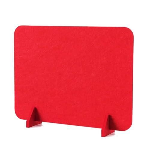 Desk Privacy Divider, Desk Divider Acoustic, Desktop Privacy Panel Acoustic Partition, Reduce Noise and Visual Distractions, Home Offices Libraries Classroom(Rosso,30x40cm) - color: Rosso, size: 30x40cm