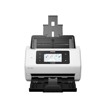 Epson DS-800WN EdgeLink Wireless Network Color Document Scanner | Duplex Scanning 100-Sheet Auto Document Feeder 4.3 in Color Touchscreen 50 ppm Scanning Speed