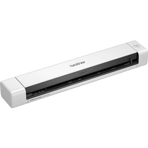 Brother DS-640 Mobile Scanner | A4 | USB Power Supply |15 ppm | Color | Black/White | Dsmobile | Scan to USB (Product is not Wi-Fi)
