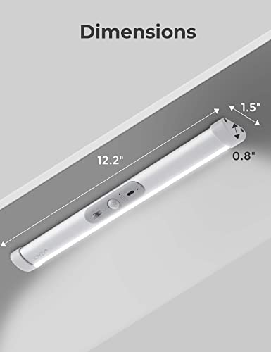 Joyzy Automatic Motion Sensor Closet Lights with Eye-Protection Design, LED Beads for Under Cabinet Wireless Lighting, Rechargeable Night Lighting for Wardrobe Pantry Light Closet Lighting - size: 3pack