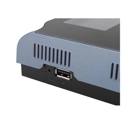 Fingerprint Time Clock with 3.0 Inch Color Screen WiFi Fingerprint Time Attendance USB Communication Office Time Attendance Clock for Small Businesses,Black-Basic WiFi - size: Basic wifi
