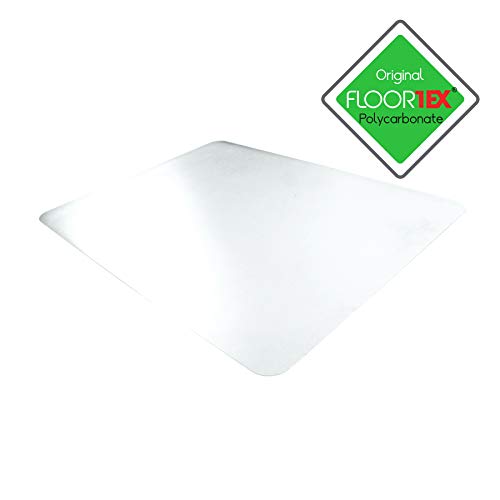 Floortex Desktex Polycarbonate Anti-Slip Desk Protection Mat 29" x 59", Clear, (FRDE2949RA)