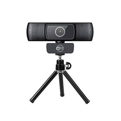 MEE Audio 201W 1080p HD Webcam with Mini Tripod, Wide Angle Lens, Microphone, Autofocus, Low Light Correction for Zoom Video Calling; USB Streaming Web Camera for Computer PC Mac Laptop Desktop - style: 1080p Wide Angle & Tripod