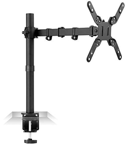 Mount-It! Large Monitor Desk Mount, VESA 200, up to 42" | Full motion arm with clamp and grommet base fits large and ultrawide monitors.