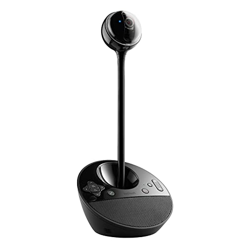 Logitech BCC950 Desktop Video Conferencing Webcam & Speakerphone - Black | Desktop webcam & speakerphone system for small rooms, 1-4 people, 1080p HD webcam, noise-reducing speakerphone, PC & Mac