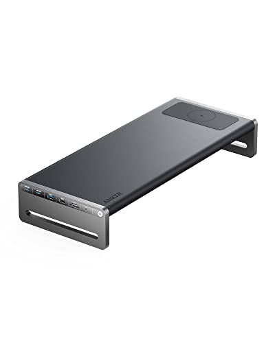 Anker 675 USB-C Docking Station, 12-in-1 Monitor Stand, Wireless Charging