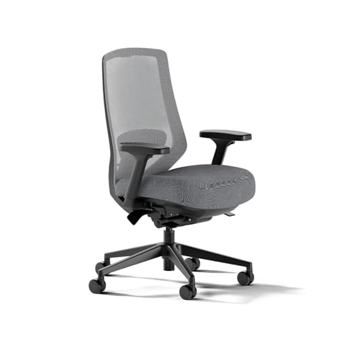 Branch Ergonomic Chair Pro, Mesh Office Chair with 14 Points of Adjustment | Height, Depth and Tilt Adjustable, 5D Armrests, Forward Tilt, Smooth Recline, and Lumbar Support, Boulder - color: Boulder