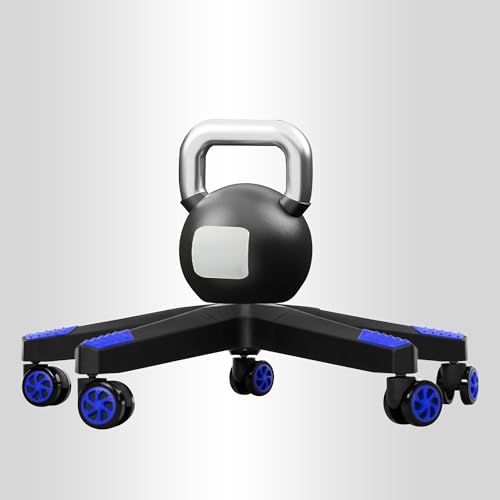 28" Heavy Duty Nylon Gaming Office Chair Base Replacement Part with Wheels | Computer Chair Base Legs with 5 Casters - color: Blue