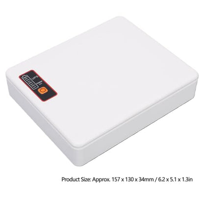 Mini UPS Battery Backup, ABS DC Uninterruptible Power Supply 12000mAh 18W with 5V 9V 12V Outputs, Router Modem Security Camera LED Light Backup for Home Office (US Plug)
