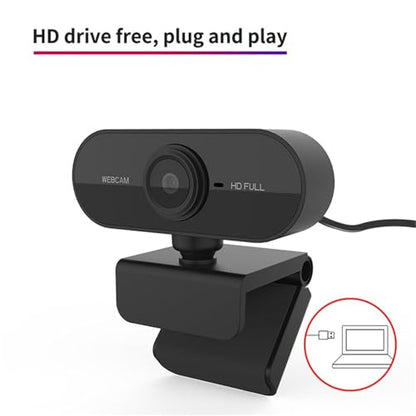 Streaming Camera 1080p HD Webcam USB Pc Camera Webcam for Pc Gaming | Computer Web Cameras for Desktop Computer Accessories with Microphone,Fast Auto Focus, Rotatable Lens Gaming Stuff
