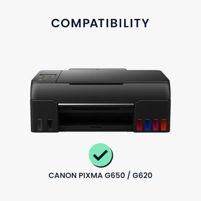 kwmobile Printer Cover for Canon PIXMA G650 / G620 - Flexible Protective Sleeve, Fabric Dust Cover, Fitted Printer Case, Lemons, Yellow/Green/Beige - style: Lemons 06-07-11