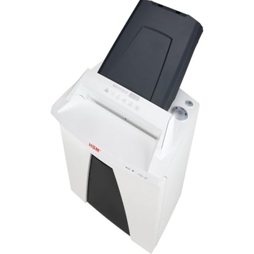 HSM SECURIO AF300 L4 Micro-cut Shredder with automatic paper feed; shreds up to 300 automatically/13 manually; 9 gallon capacity - size: 300 sheet, style: micro cut