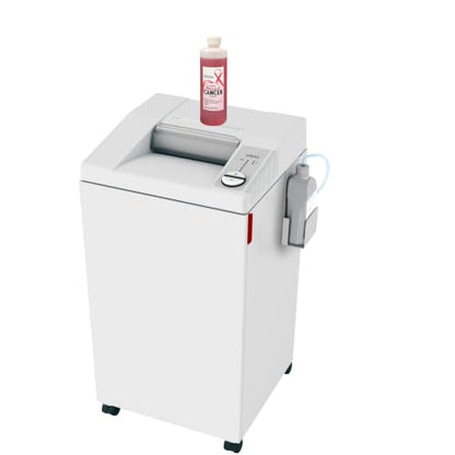 IDEAL 2604 P7 Super Micro Cut Cenntralized Paper Shredder with Pink Oil | P7 super micro cut paper shredder with automatic oiler 26 gallon bin and 1 pint of IDEAL pink shredder oil included - size: SMC 8 Sheets
