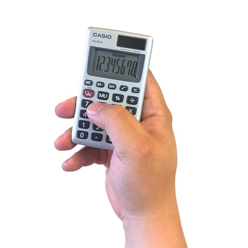 Casio HS-8VA Mini 6-Function Calculator - size: 1 Count (Pack of 1)