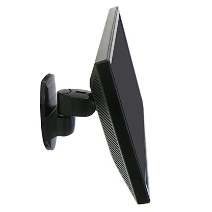 Ergotron – 200 Series Single Monitor Arm, VESA Wall Mount – for Monitors Up to 38 Inches, 0 to 25 lbs – Pivot - style: Pivot