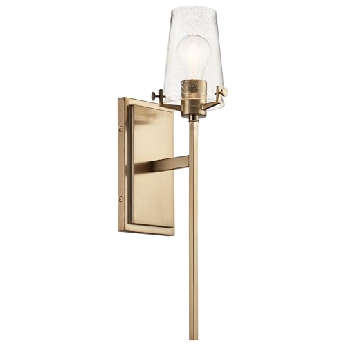 Kichler Alton 22" 1-Light Wall Sconce Light, Champagne Bronze