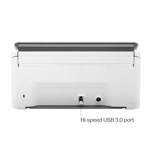HP ScanJet Pro 2000 s2, Fast 2‑Sided Scanner with Auto Document Feeder, Best for Small Business (6FW06A)