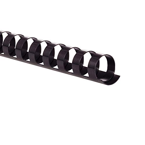 GBC Binding Spines / Spirals / Coils, 5/8" Diameter, 130 Sheet Capacity, CombBind, Black, 100 Pack (4000092) - size: 100 Pack, style: 5/8" Diameter/130 Sheet Capacity