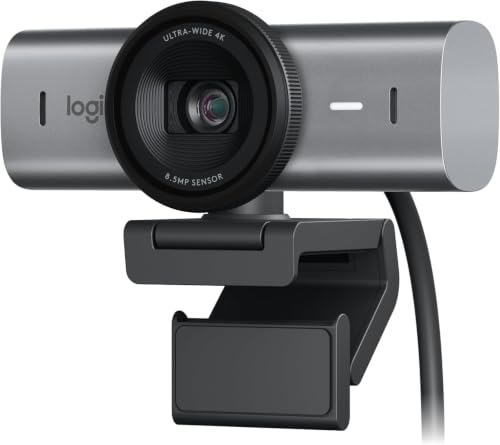 LOGITECH MX BRIO Ultra HD 4K Webcam - Black
