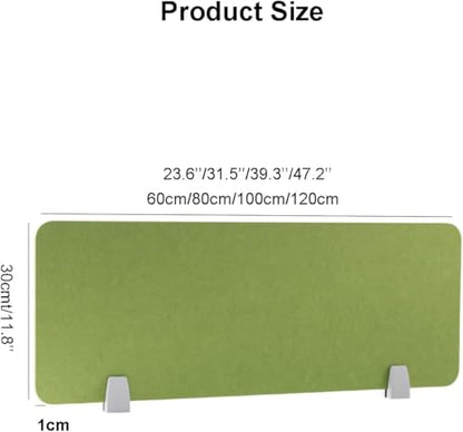 Desktop Privacy Panels23.6 L x 15.8" W Cubicle Partition Screens Office Privacy Dividers Noise Reduction Workstation Privacy Solutions Enhance Focus and Productivity - color: B, size: 23.6"L x 15.8"W