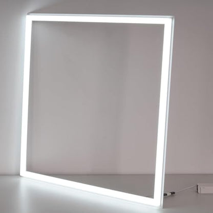 Flat Panel Light 2x2 Ft 2 Pack Led Frame Panel, Border Glow Light 45W 3600Lm Suitable for Offices, Shops, Bathrooms etc with Integrated Ceilings - size: 2 pcs