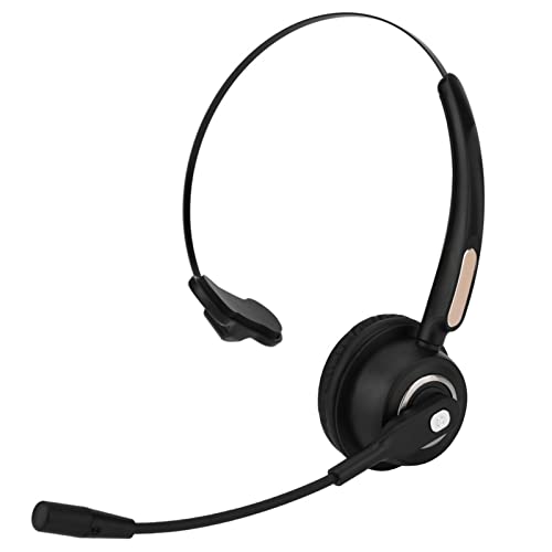 Call Center Headset with Noise Cancelling Mic - 12 Hours Wireless Communication