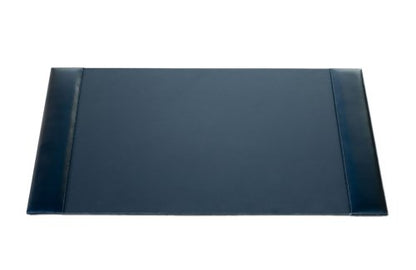 Dacasso Bonded Pad with Side Rails Luxury Leather Desk Blotter for Writing, 30 x 18, Black - color: Black