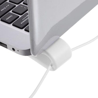 OSALADI 4pcs Laptop Cooling Stand Adjustable Height Notebook Riser for Desk Use, Blue and White Ventilated Holder for Enhanced Laptop Ventilation and Ergonomic Workspace