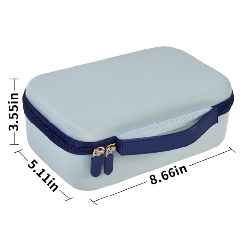 GWCASE Hard Case for Brother P-Touch PTM95 PT90 Handy Label Maker, Blue - color: Blue
