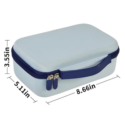 GWCASE Hard Case for Brother P-Touch PTM95 PT90 Handy Label Maker, Blue - color: Blue