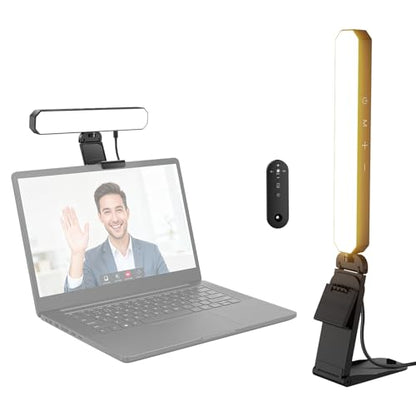 NEEWER Basics 6W Monitor Light Bar with Stand/Remote/Touch Control, L10 | Bi Color Dimmable LED Lamp, Home Office Desk Video Conference Lighting, Computer Laptop Webcam Zoom, Gaming Streaming Reading