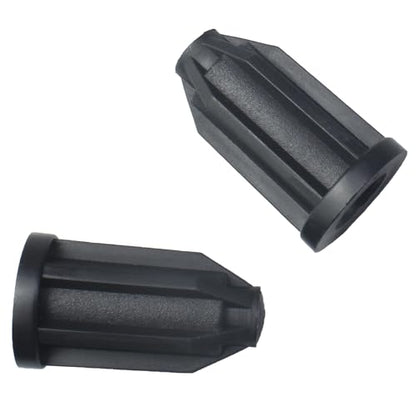 10 Pcs Black Plastic Caster Rod Insert Sleeve Suitable for Universal Wheel Rod Inserts for Chair Casters, Furniture Legs & Swivel Wheels