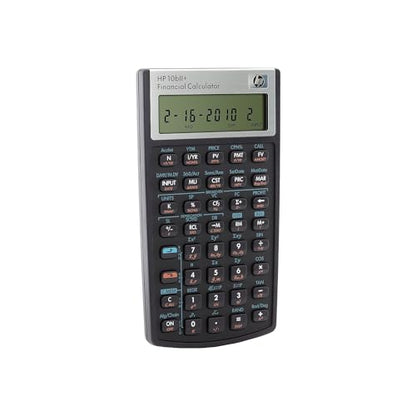 HP 2716570 10bII+ Financial Calculator, 12-Digit LCD - size: HP 10bII+